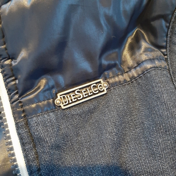DIESEL Double-sided Jean/ Puffer Vest - Picture 10 of 11